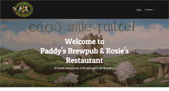 Desktop Screenshot of paddyspub.ca