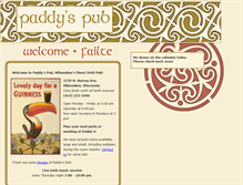 Tablet Screenshot of paddyspub.net
